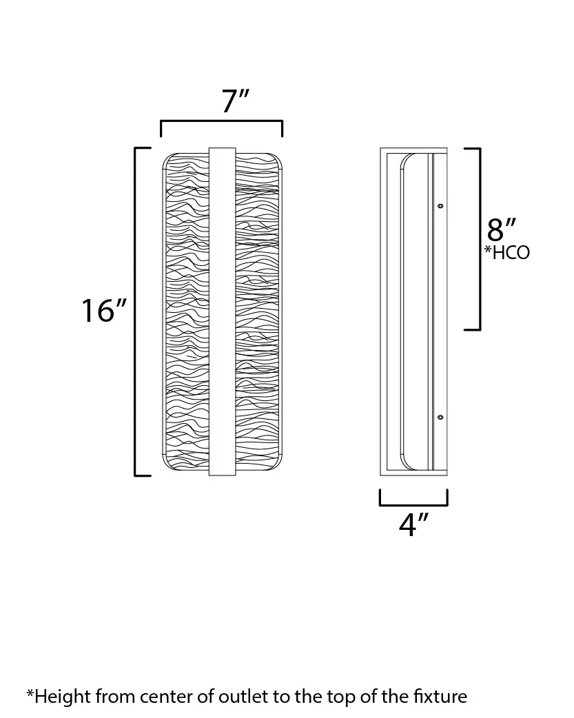 Terra 16" LED Outdoor Wall Sconce - Image 5