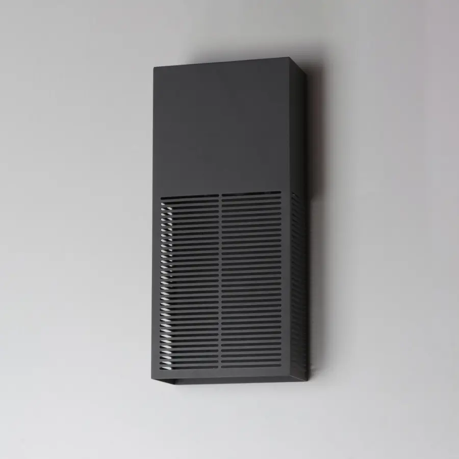 Grate 14" LED Outdoor Wall Sconce in Architectural Bronze - Image 4