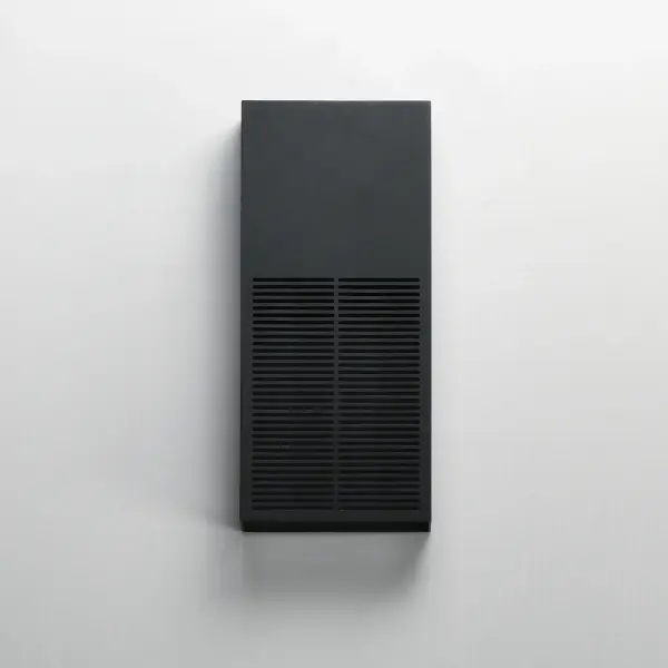 Grate 14" LED Outdoor Wall Sconce in Matte Black - Image 2