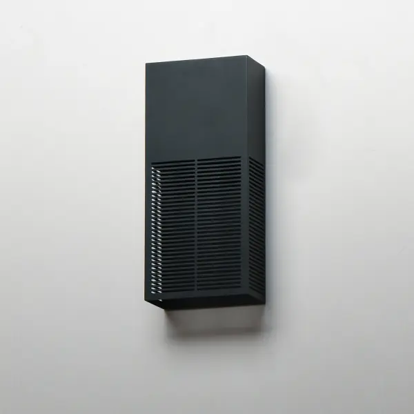 Grate 14" LED Outdoor Wall Sconce in Matte Black - Image 4