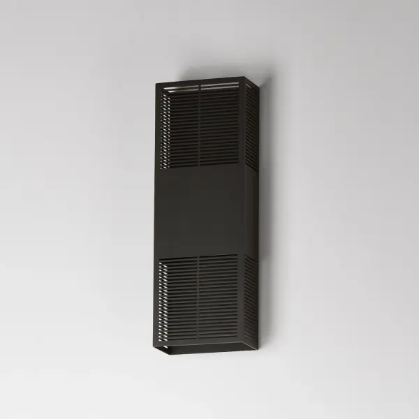 Grate 18" LED Outdoor Wall Sconce in Architectural Bronze - Image 4