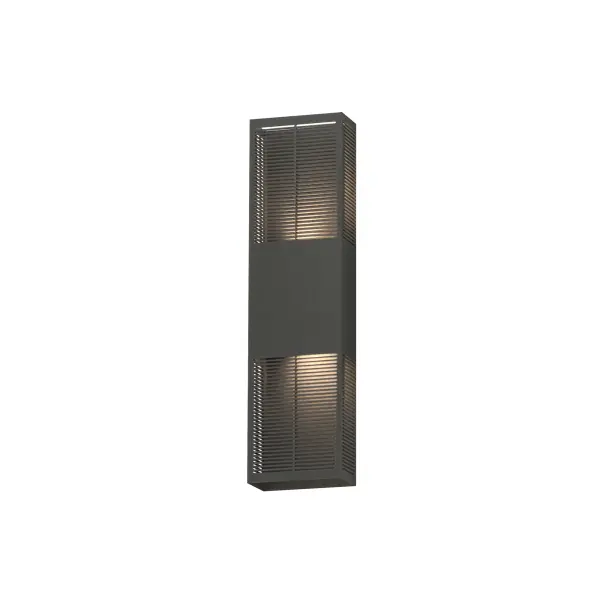 Grate 24" LED Outdoor Wall Sconce - Image 1