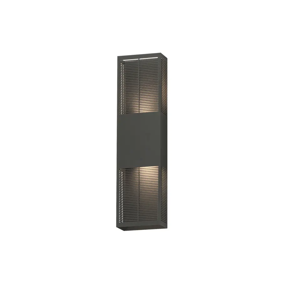 Grate 24" LED Outdoor Wall Sconce - Image 1