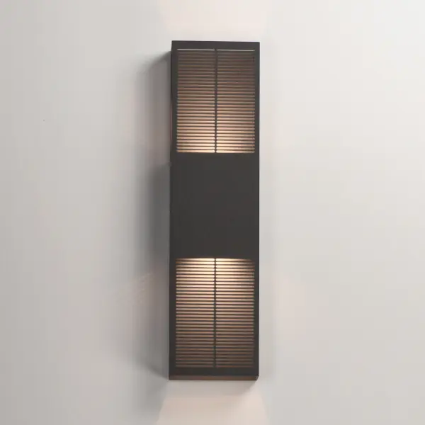 Grate 24" LED Outdoor Wall Sconce - Image 3