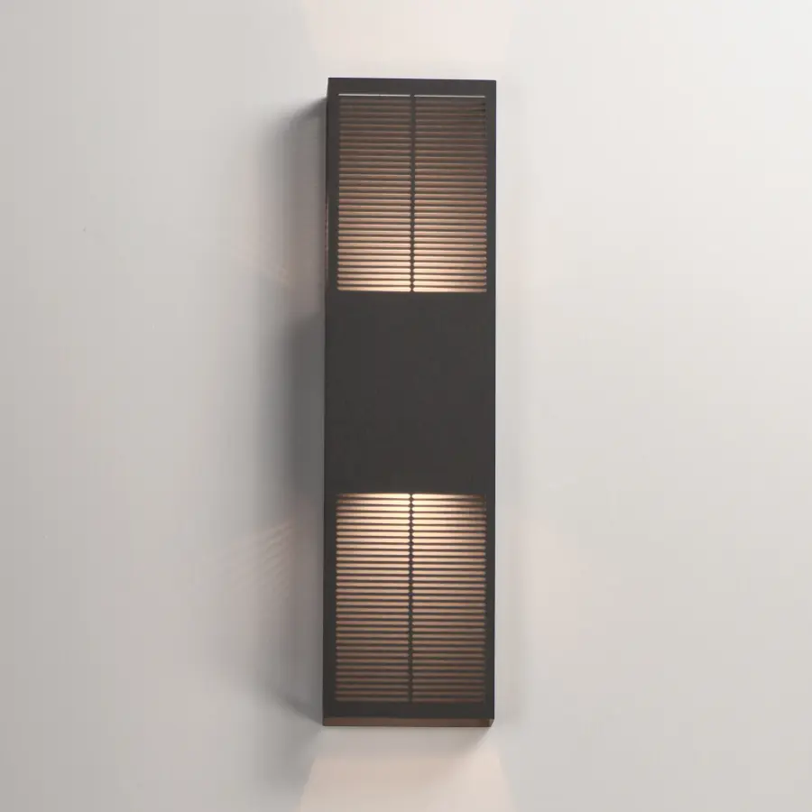 Grate 24" LED Outdoor Wall Sconce - Image 3