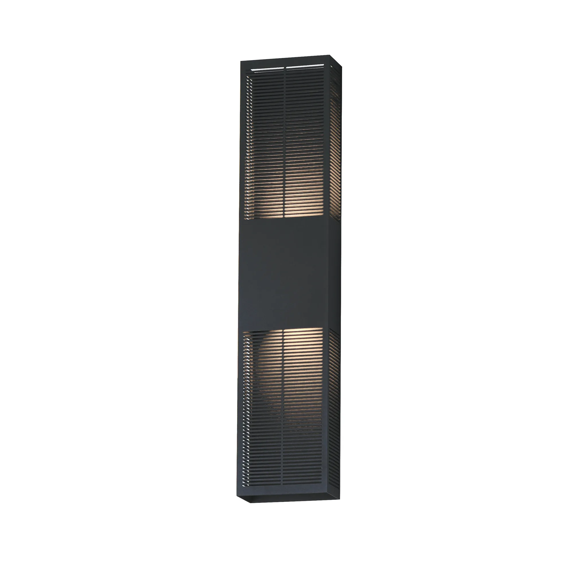 Grate 30" LED Outdoor Wall Sconce in Matte Black