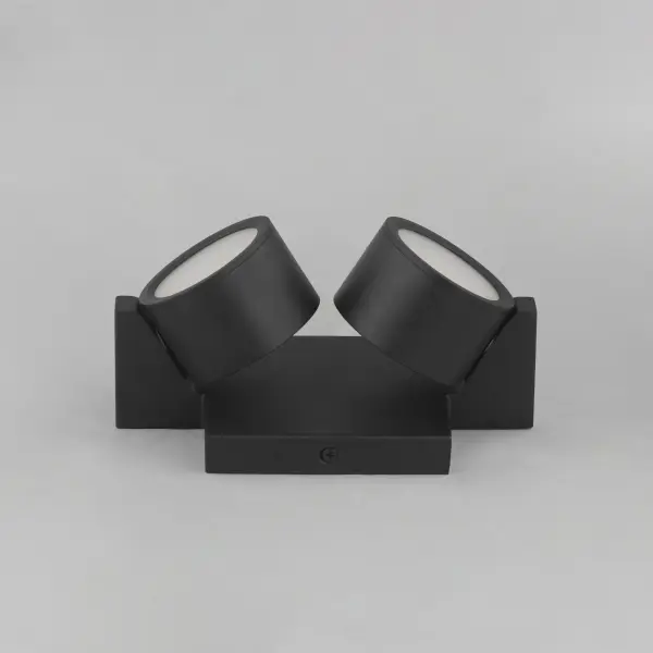 Embrace 2-Light LED Semi-Flush Mount in Matte Black - Image 2