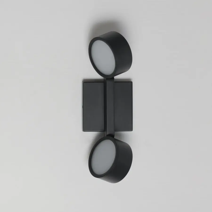 Embrace 2-Light LED Wall Sconce in Matte Black - Image 2