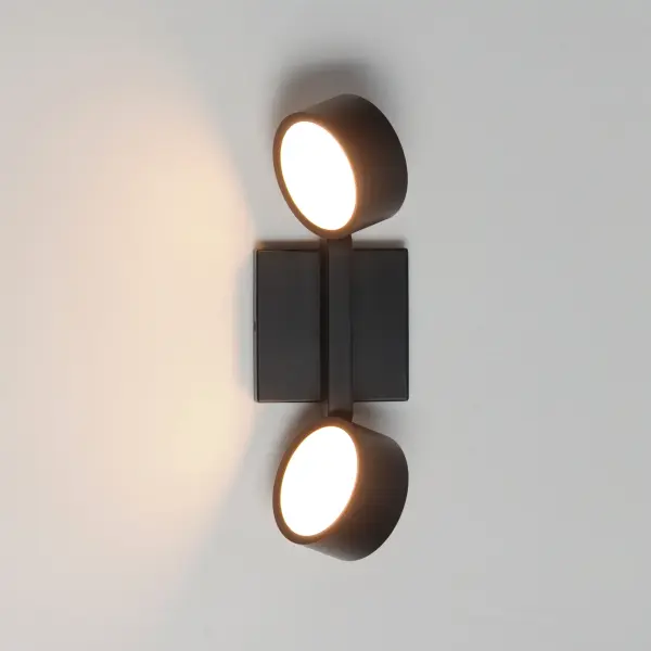 Embrace 2-Light LED Wall Sconce in Matte Black - Image 3