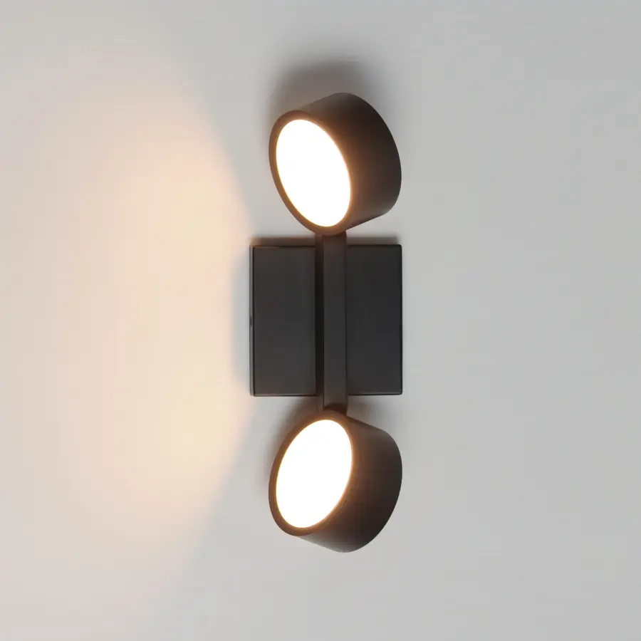 Embrace 2-Light LED Wall Sconce in Matte Black - Image 3