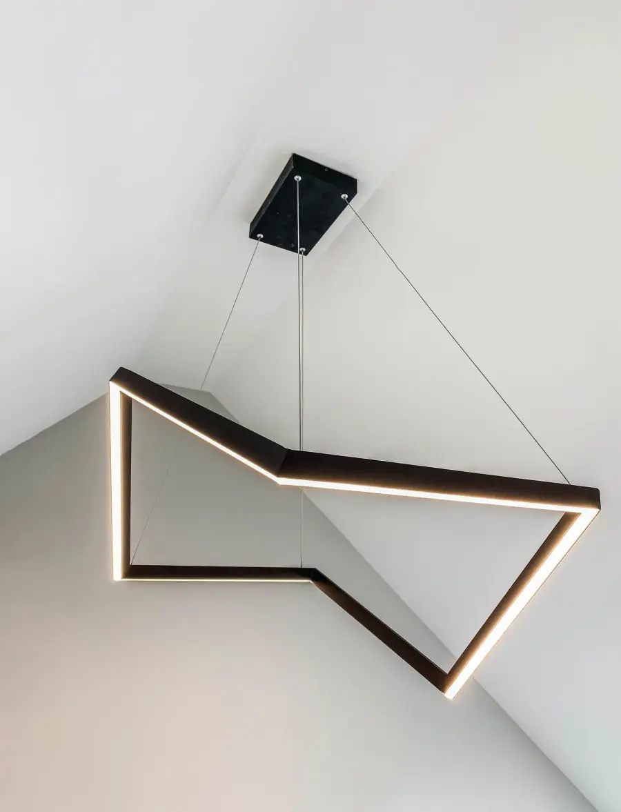 Stealth Single LED Pendant in Black - Image 2