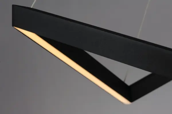 Stealth Single LED Pendant in Black - Image 3