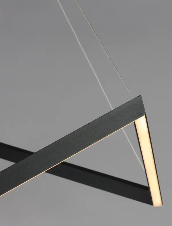 Stealth Single LED Pendant in Black - Image 4