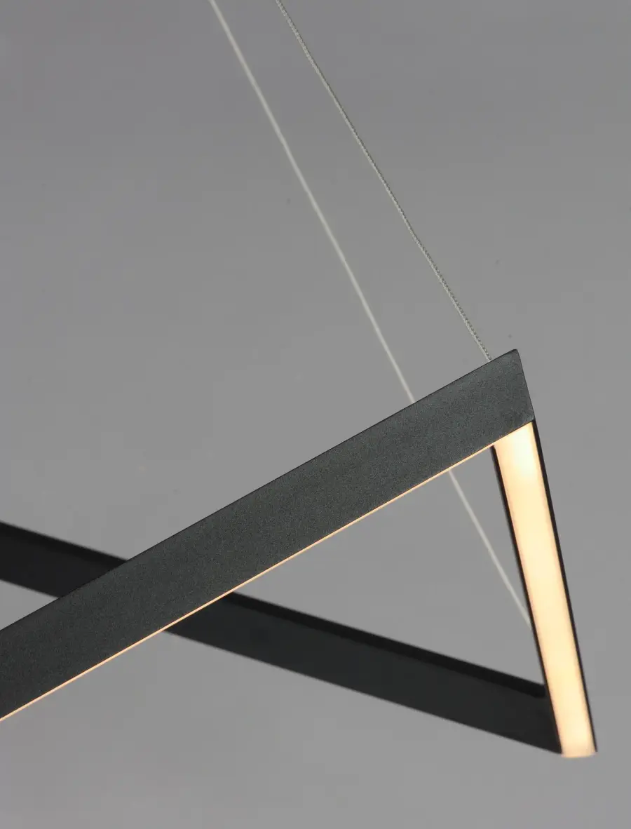 Stealth Single LED Pendant in Black - Image 4