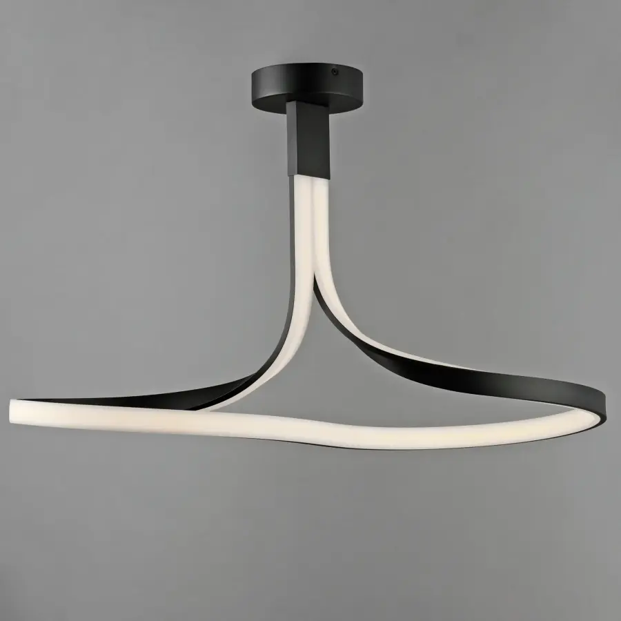 Bold Sculptural LED Design with Striking Snake-Like Form - Image 3
