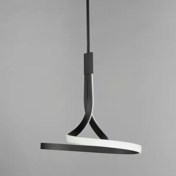 Striking Sculptural LED Pendant with Spiraling Modern Design - Image 3