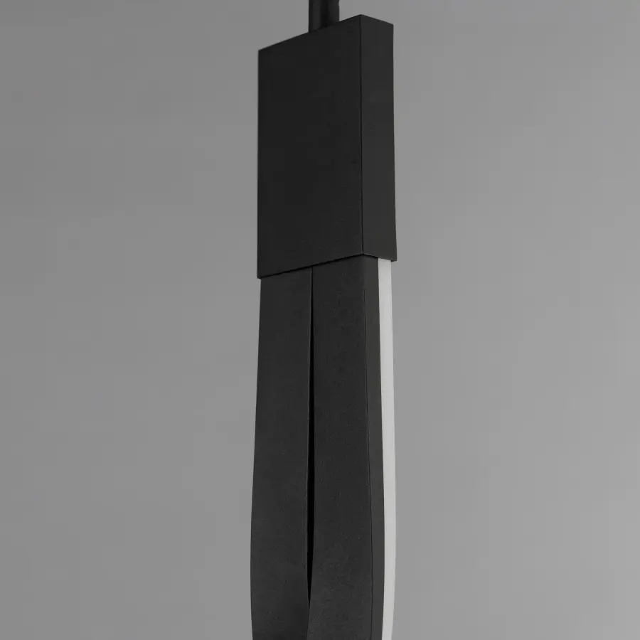 Striking Sculptural LED Pendant with Spiraling Modern Design - Image 4