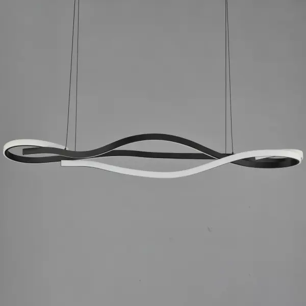 Bold Sculptural LED Pendant with Striking Snake-Like Design - Image 2