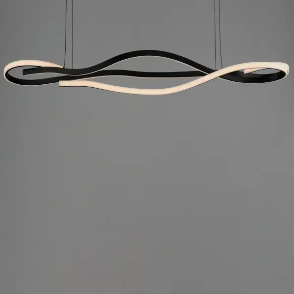 Bold Sculptural LED Pendant with Striking Snake-Like Design - Image 3