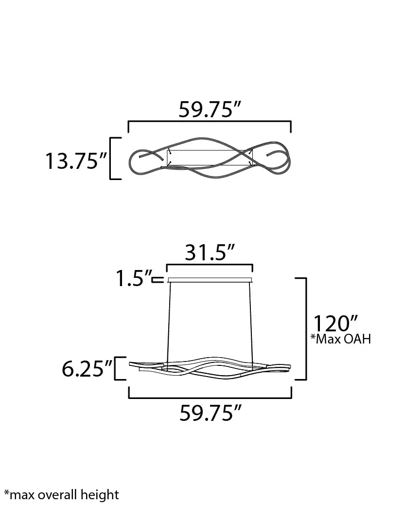 Bold Sculptural LED Pendant with Striking Snake-Like Design - Image 5