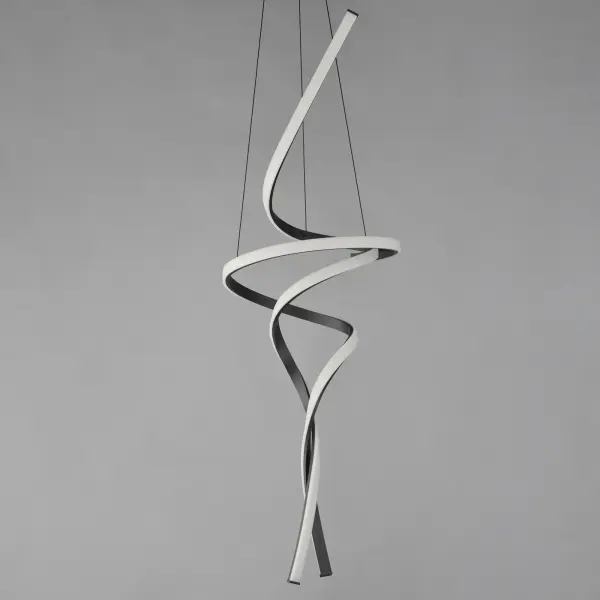 Dramatic Sculptural LED Pendant with Striking Vertical Presence - Image 2