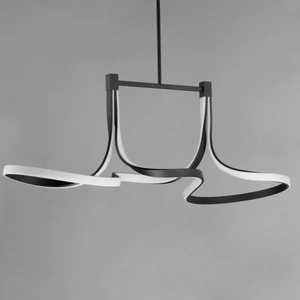 Bold Sculptural Linear Pendant with Striking LED Design - Image 2