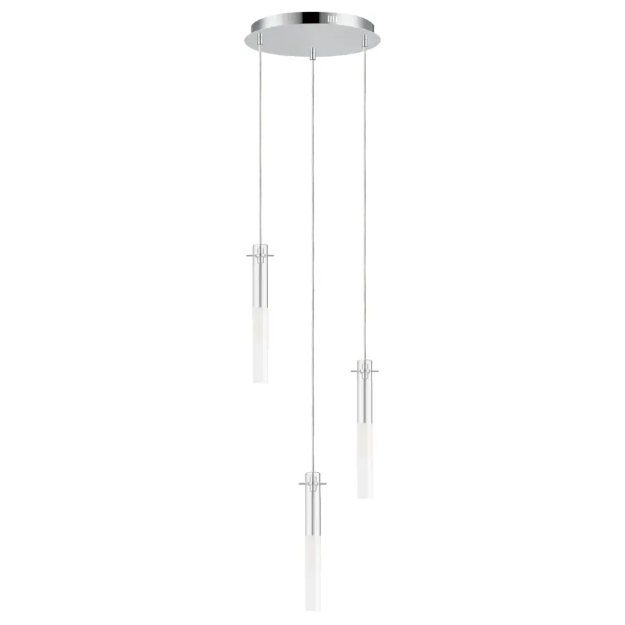 Pipette 3-Light LED Multi-Light Pendant - Image 1