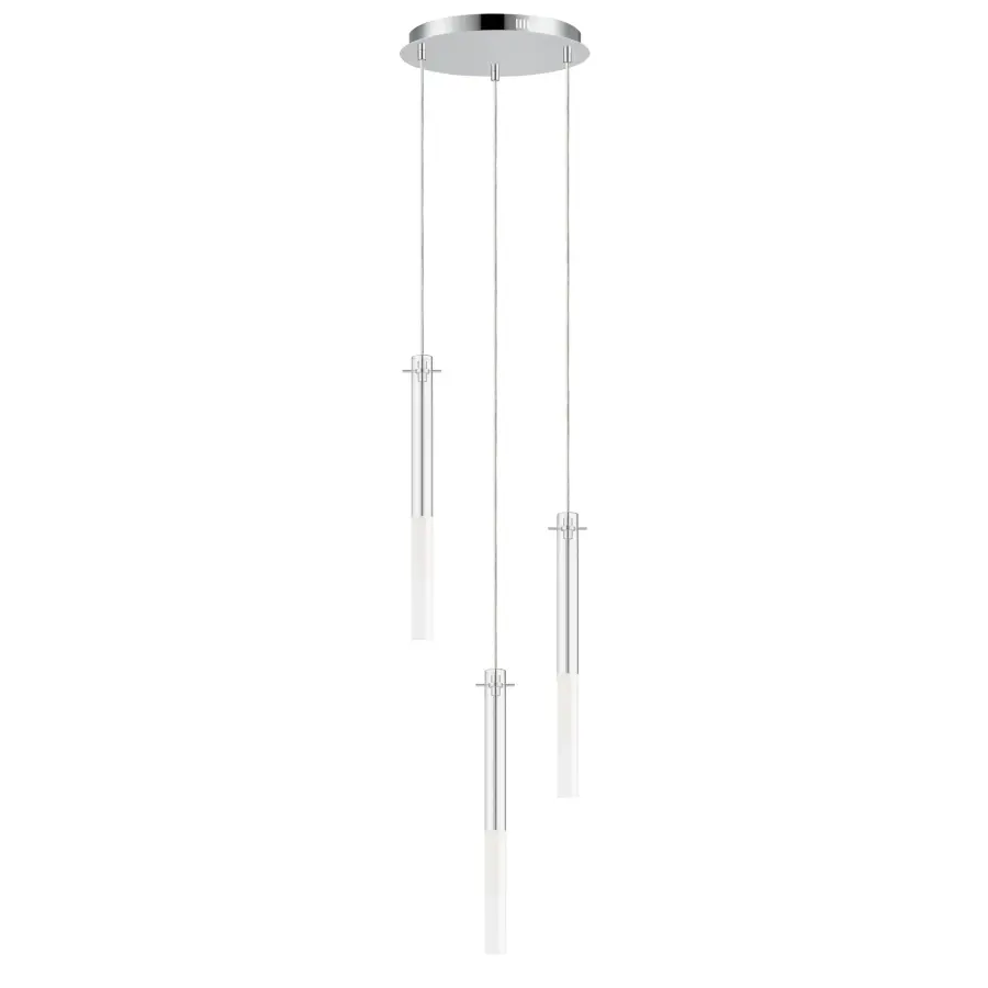 Pipette 3-Light LED Multi-Light Pendant - Image 1