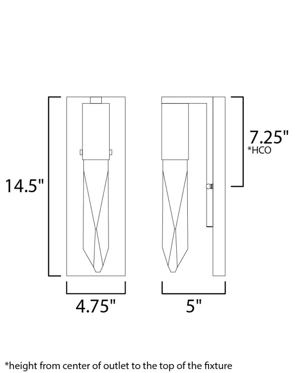 Stunning Crystal Wall Sconce with Adjustable Stalactite Design - Image 5