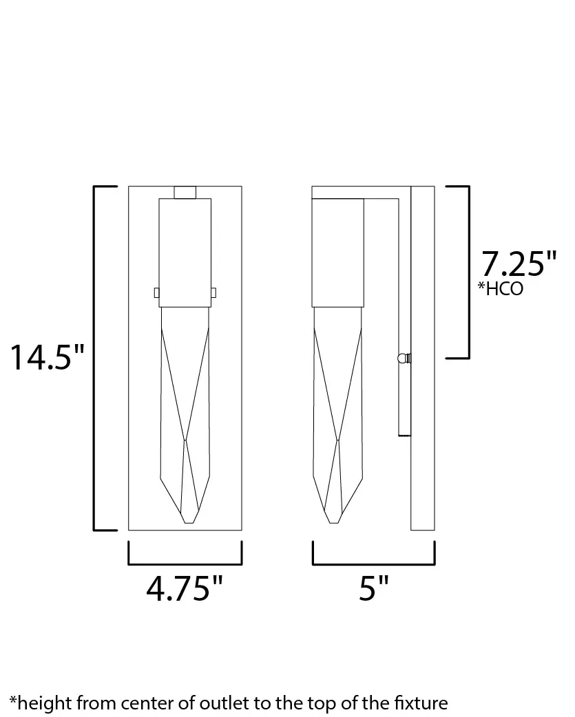 Stunning Crystal Wall Sconce with Adjustable Stalactite Design - Image 5