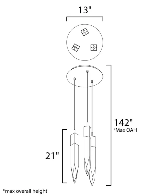 Stunning Crystal Cascade Creates Dramatic Focal Point - Image 4