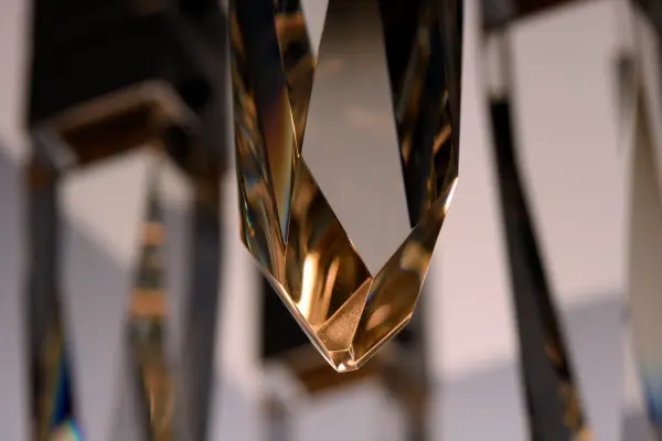 Stunning Crystal Cascade with Adjustable Drama - Image 3