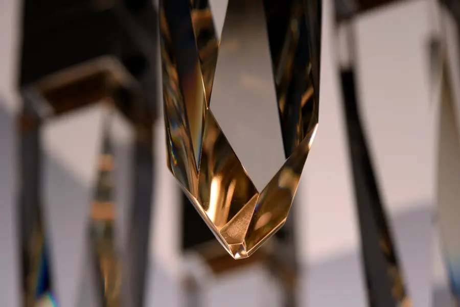 Stunning Crystal Cascade with Adjustable Drama - Image 3