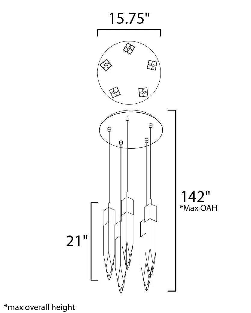 Stunning Crystal Cascade with Adjustable Drama - Image 5