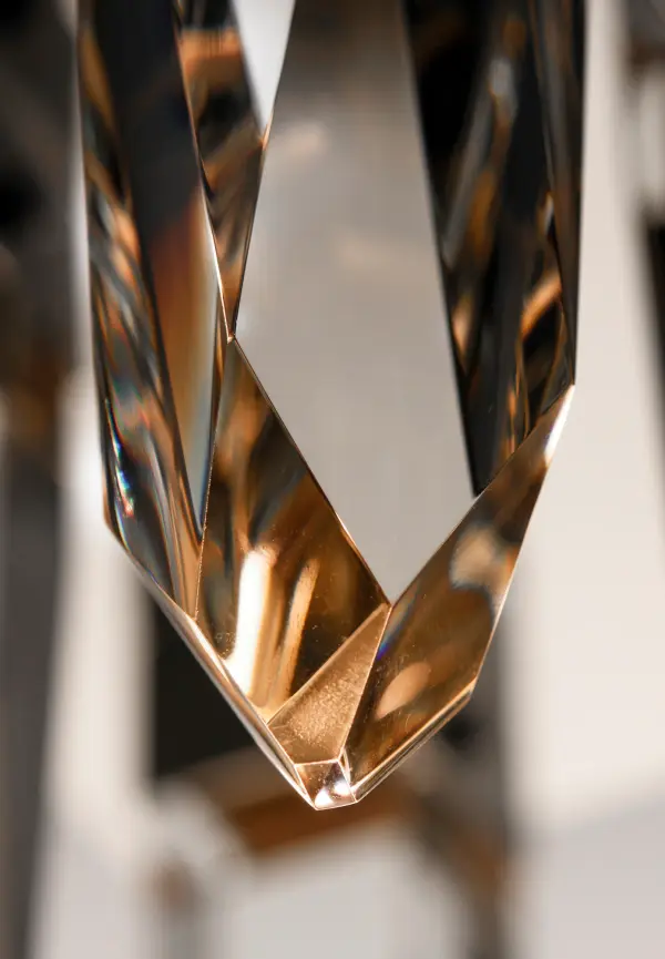 Quartz 9-Light LED Crystal Pendant - Image 4