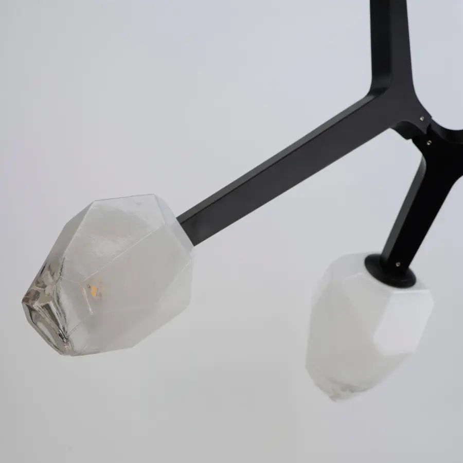 Blossom 3-Light LED Flush Mount in Black - Image 4