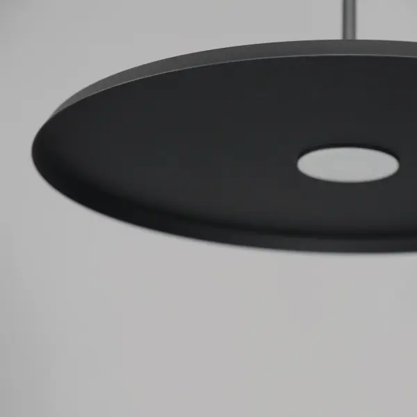 Berliner 20" LED Single Pendant in Matte Black - Image 4