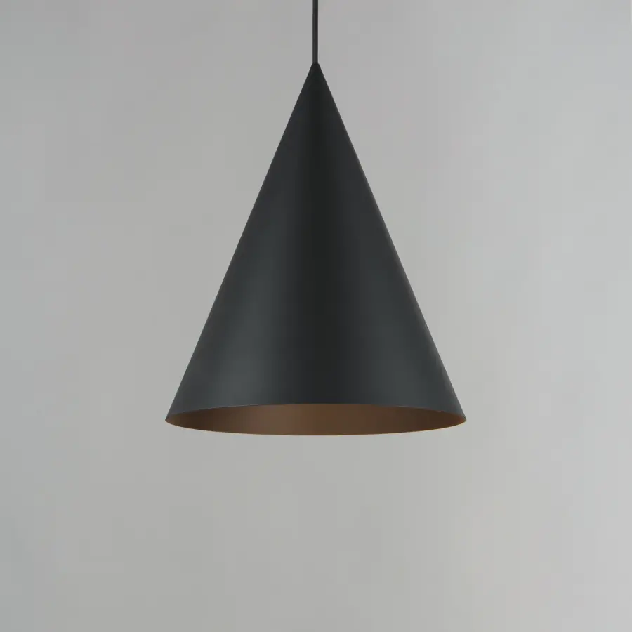 Pitch 14" LED Single Pendant in Black - Image 3