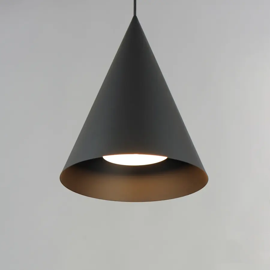Pitch 14" LED Single Pendant in Black - Image 4
