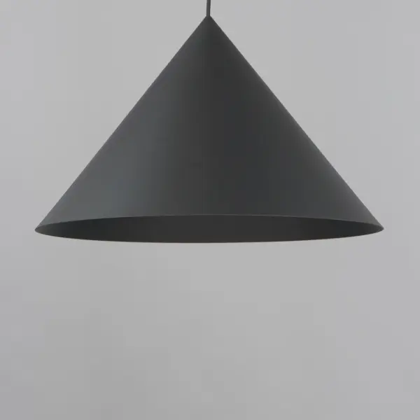 The Pitch pendant combines modern minimalist design with exceptional functionality. Its distinctive dual-cone construction creates glare-free downlighting while the oversized 22" profile makes a bold statement in contemporary spaces. - alternate view