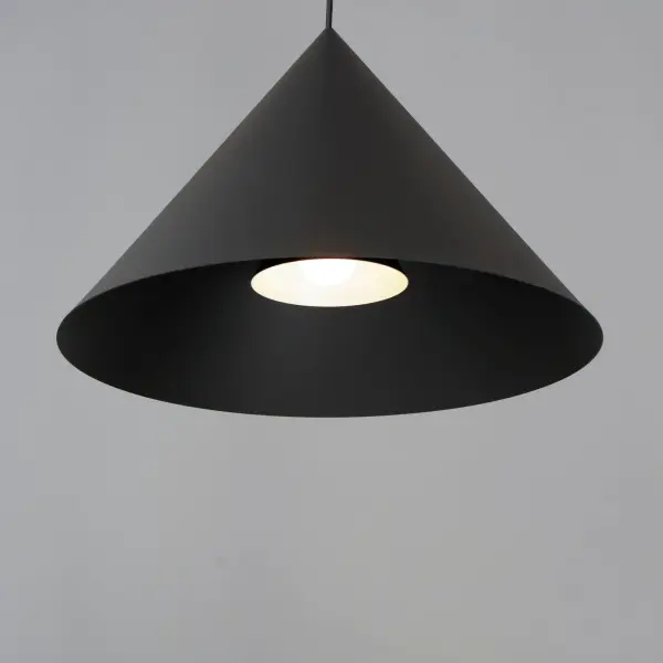 Pitch 22" LED Single Pendant in Black - Image 4