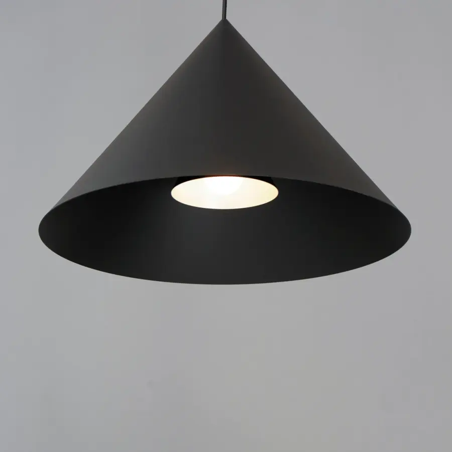 Pitch 22" LED Single Pendant in Black - Image 4