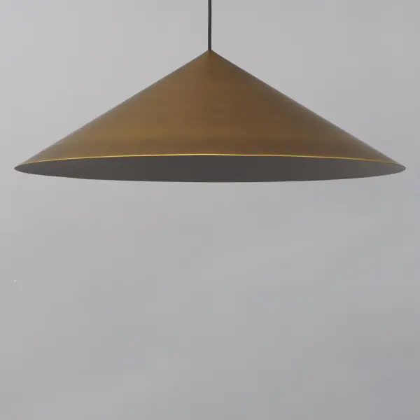Pitch 30" LED Single Pendant in Antique Brass - Image 2