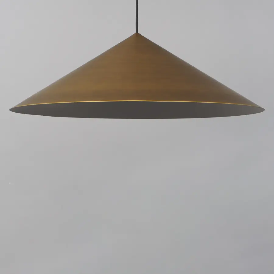 Pitch 30" LED Single Pendant in Antique Brass - Image 2