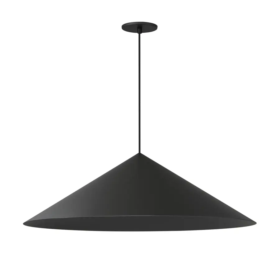 Pitch 30" LED Single Pendant in Black - Image 1