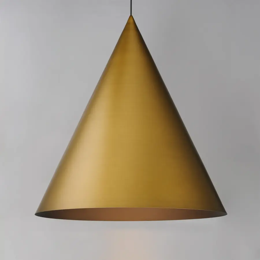 Pitch 30" LED Single Pendant in Antique Brass - Image 2