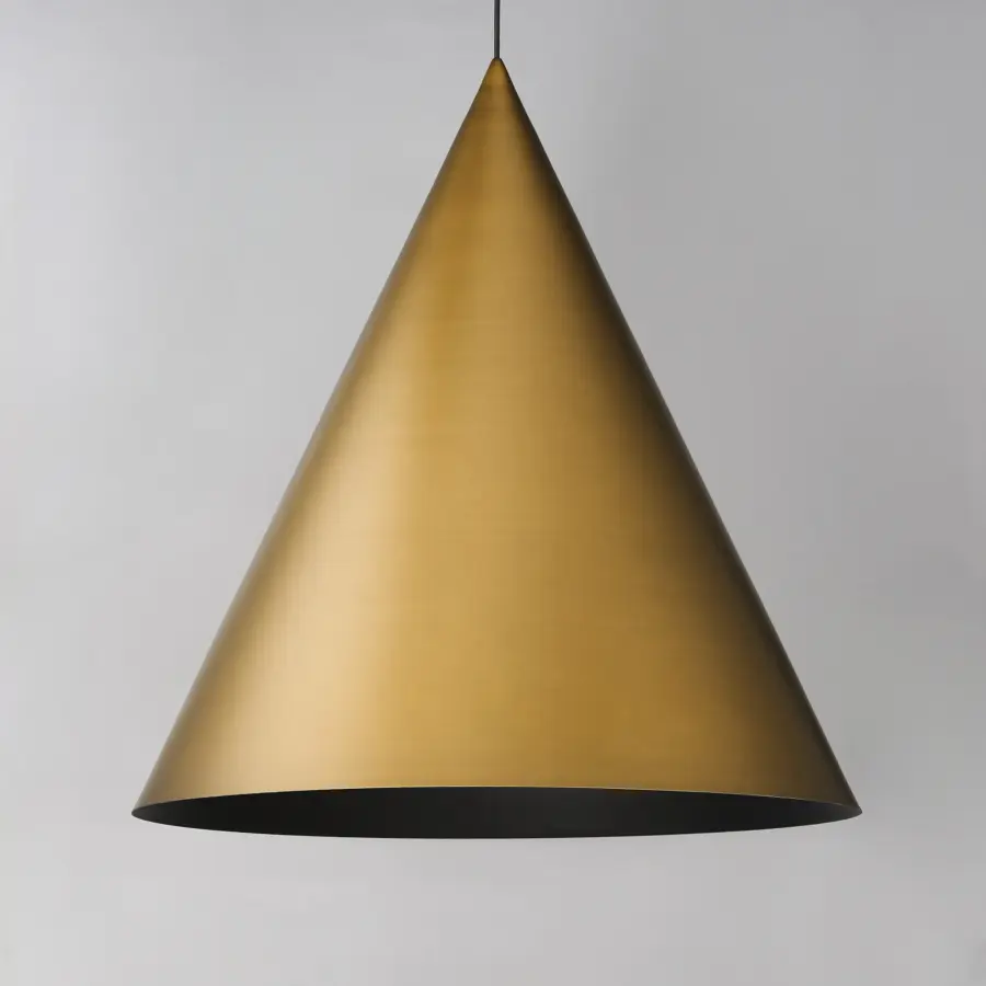 Pitch 30" LED Single Pendant in Antique Brass - Image 3