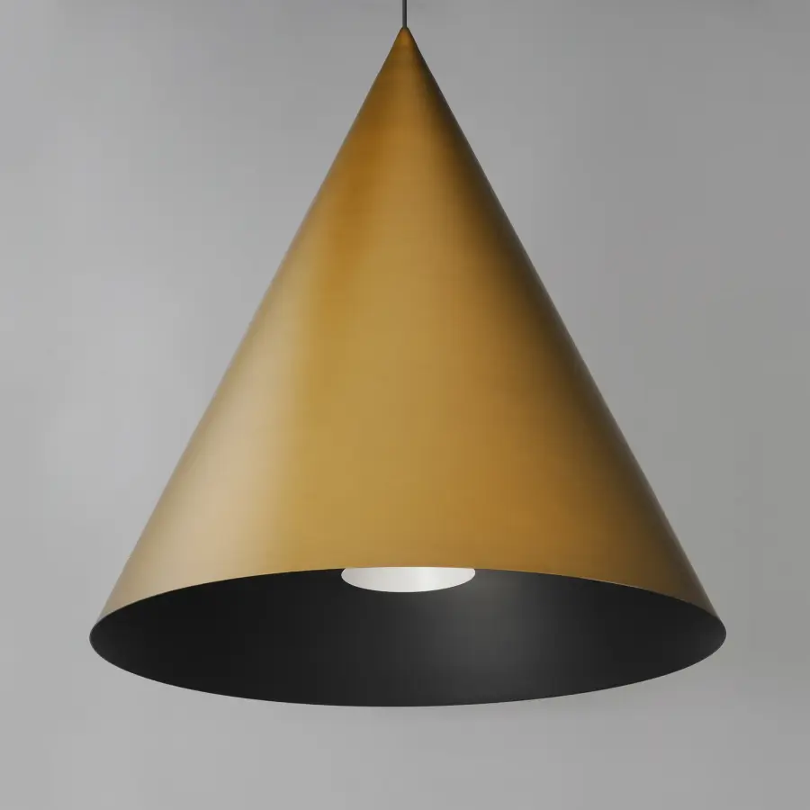 Pitch 30" LED Single Pendant in Antique Brass - Image 4