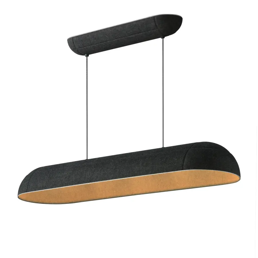 Wimbledon 41" LED Linear Pendant in Dark Gray - Image 1