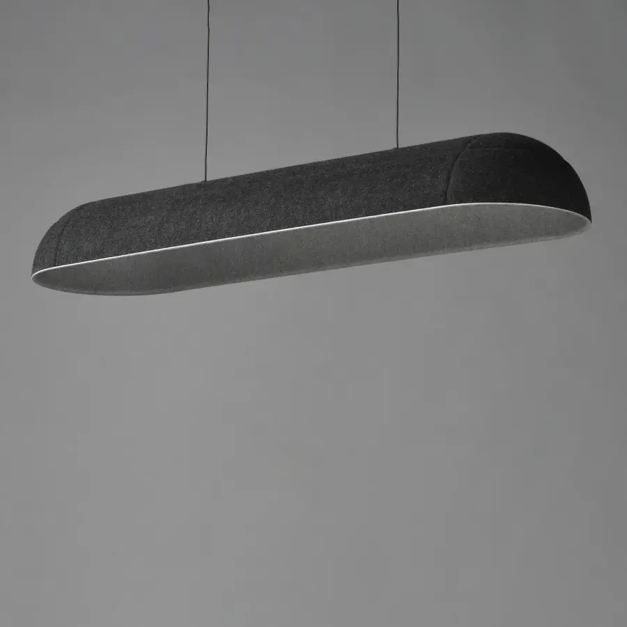 Wimbledon 41" LED Linear Pendant in Dark Gray - Image 3